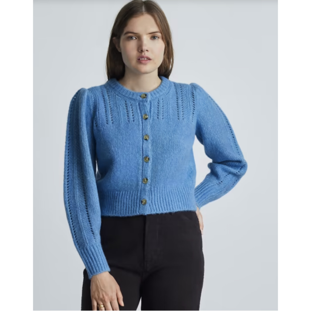 Everlane Blue Women's Cardigan Sweater